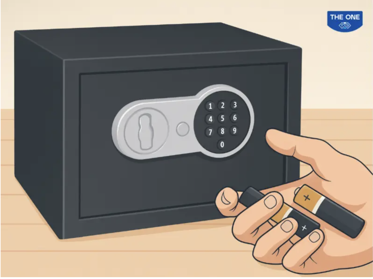 Hết pin là nguyên nhân phổ biến khiến két sắt điện tử không mở được