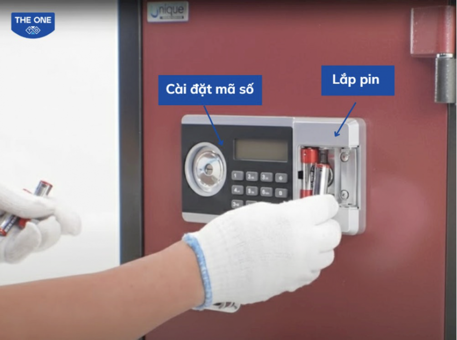 Cách sử dụng két sắt điện tử lần đầu