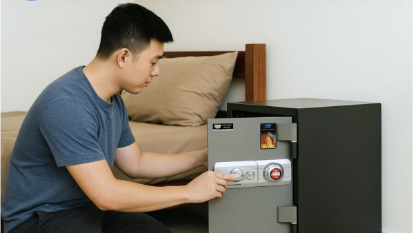 2 cách đổi mật khẩu két sắt cơ 4 số loại có nút bấm/ chìa khóa